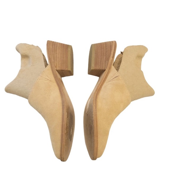 JOIE Aileen SUEDE TAN MULES 6.5 EUC - Picture 4 of 9